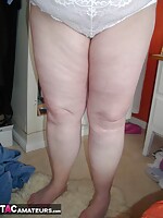 sexy elegant mature posing
